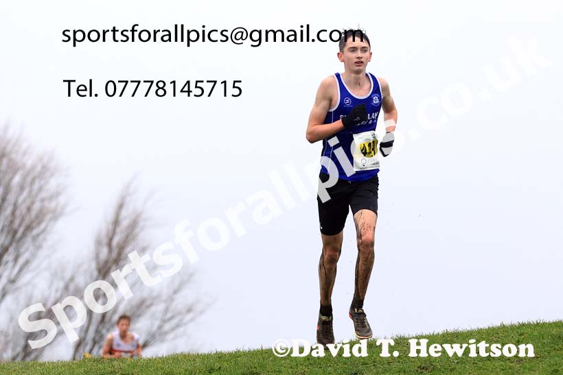 Mens under-17s 2023 North Eastern Cross Country Champs., Temple Park, South Shields. Photo: David T. Hewitson/Sports for All Pics